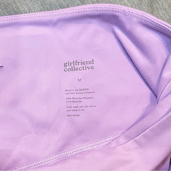 Girlfriend Collective Lilac High-Rise Leggings Size M Sustainable Activewear - Picture 8 of 8